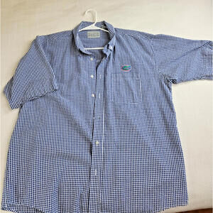 Florida Gators Campus Specialties Shirt 2XL Blue Button Up Short Sleeve